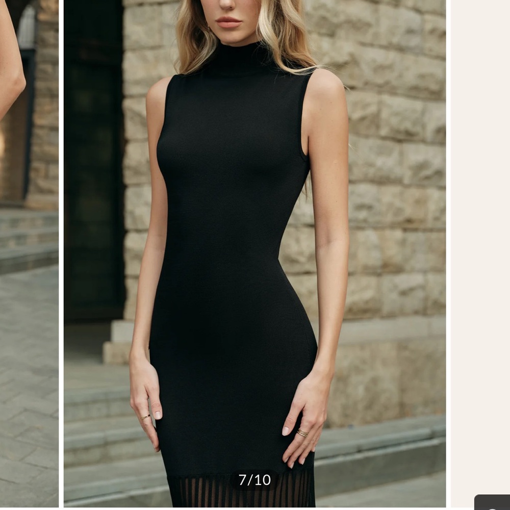 Commense Black Dress in Packaging